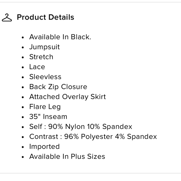 FashionNova Come Closer Lace Flare Leg Jumpsuit - Black - Picture 4 of 4